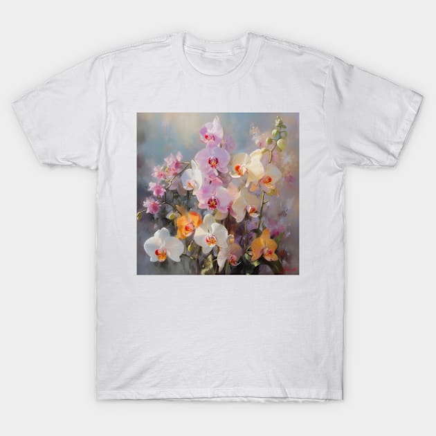 Pastel Orchid Bouquet T-Shirt by FrenArt